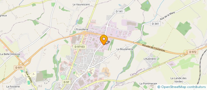 localisation de l'entreprise MONSIEUR PAUL JOSSE  COUTANCES