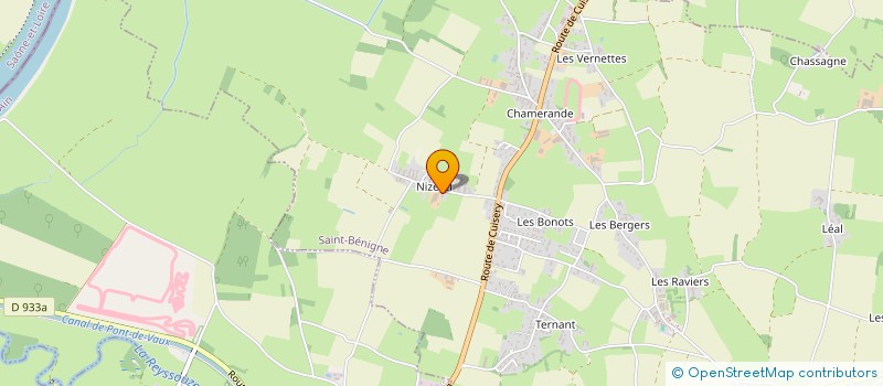 localisation de l'entreprise MONSIEUR PAUL JOUBERT-GRANGER à SAINT-BENIGNE