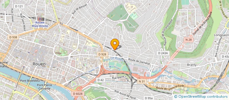 localisation de l'entreprise MONSIEUR PAUL JOURDAINNE à ROUEN