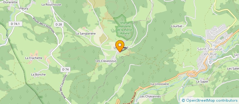 localisation de l'entreprise MONSIEUR PAUL JOURJON  SAINT-GENEST-MALIFAUX