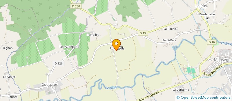 localisation de l'entreprise MONSIEUR PAUL JOVER  LE PUY