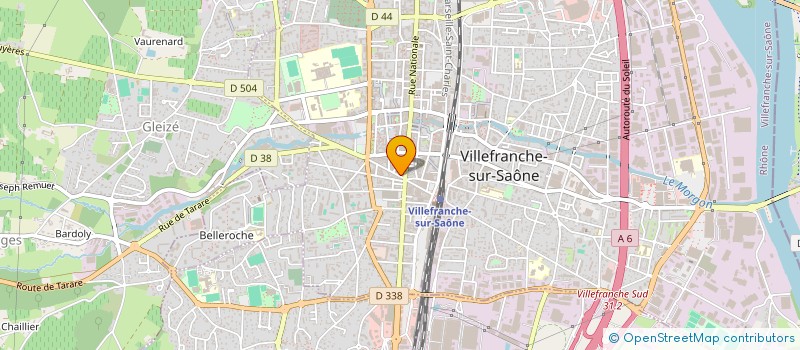 localisation de l'entreprise MONSIEUR PAUL JUHEN  VILLEFRANCHE-SUR-SAONE