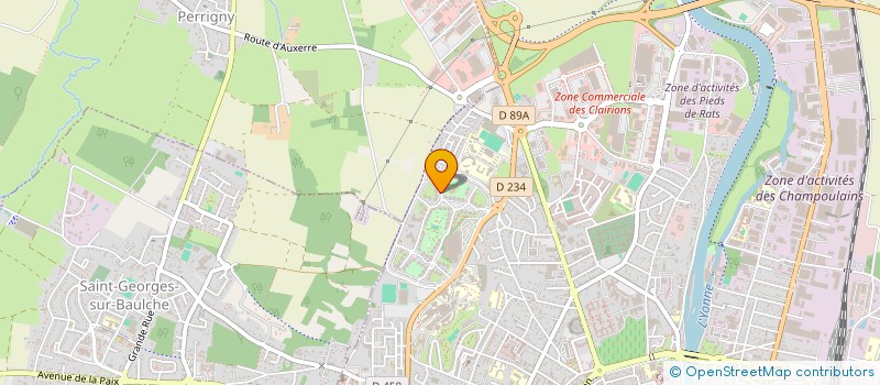 localisation de l'entreprise MONSIEUR PAUL KABORE à AUXERRE