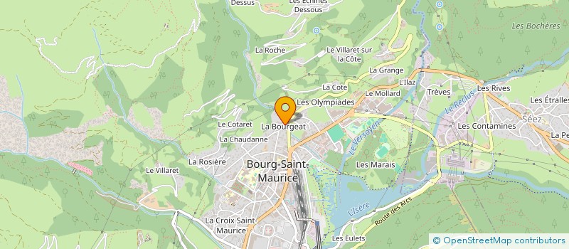 localisation de l'entreprise MONSIEUR PAUL KAY  BOURG-SAINT-MAURICE