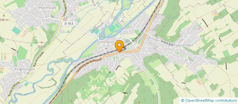 localisation de l'entreprise MONSIEUR PAUL KEMPF à ZILLISHEIM