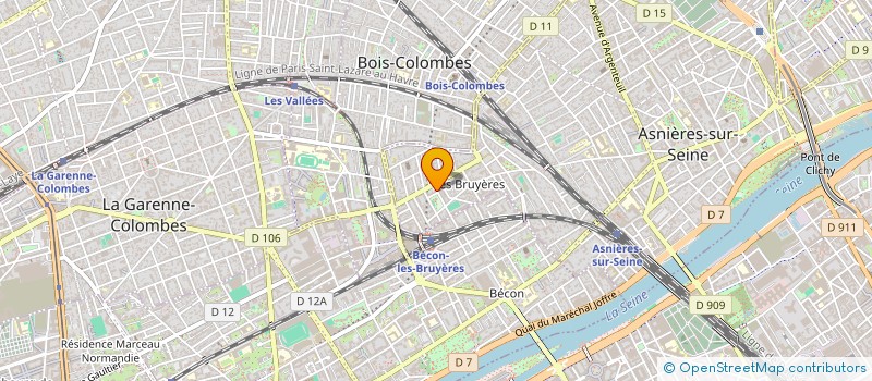 localisation de l'entreprise MONSIEUR PAUL KERHERVE  ASNIERES-SUR-SEINE