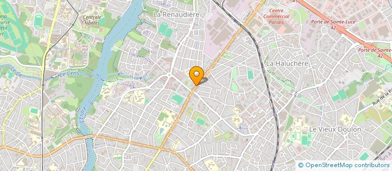 localisation de l'entreprise MONSIEUR PAUL KERISIT à NANTES