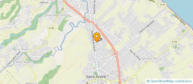 localisation de l'entreprise MONSIEUR PAUL KERSWICK à SAINT-ANDRE