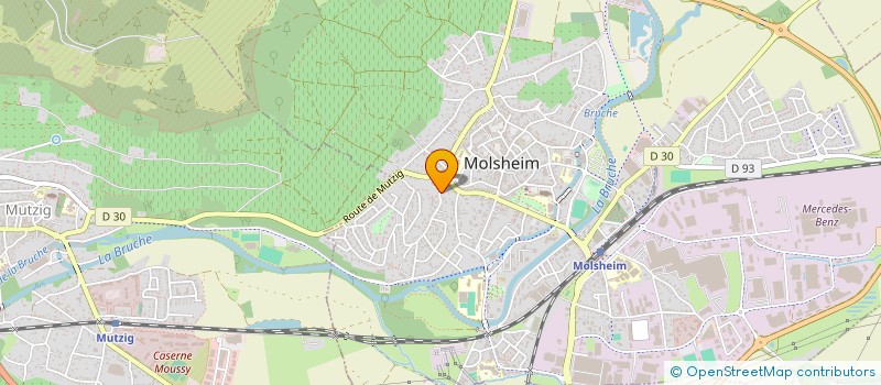 localisation de l'entreprise MONSIEUR PAUL KIELWASSER  MOLSHEIM