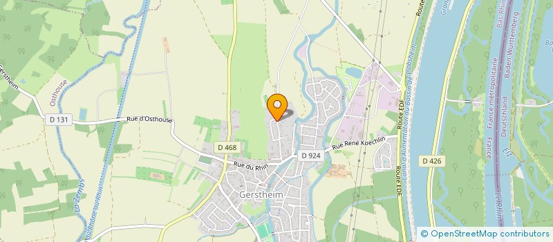 localisation de l'entreprise MONSIEUR PAUL KLEINMANN  GERSTHEIM
