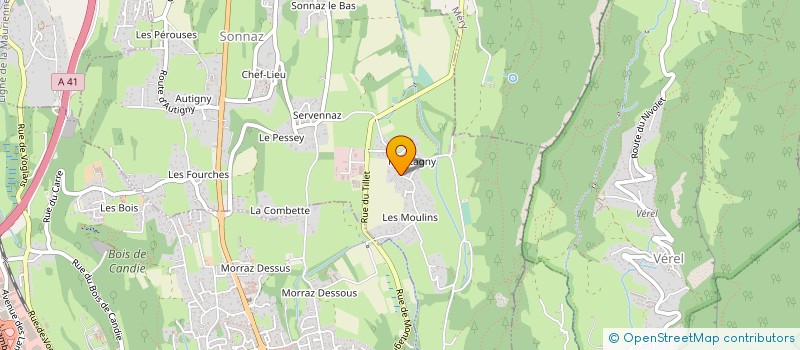 localisation de l'entreprise MONSIEUR PAUL KNIGHTON  SONNAZ