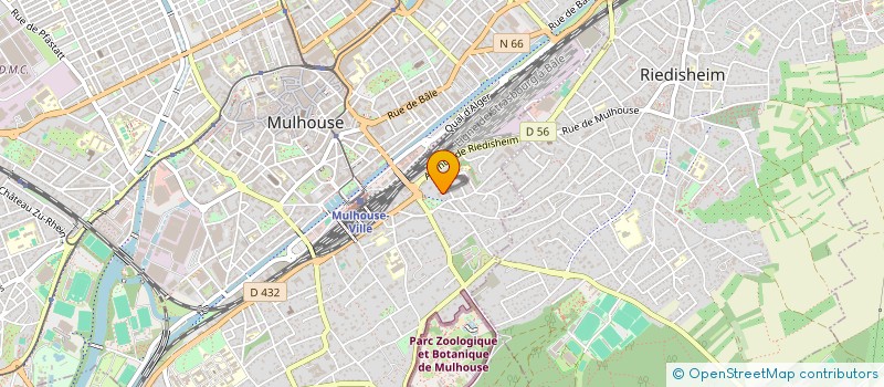 localisation de l'entreprise MONSIEUR PAUL KOCH  MULHOUSE