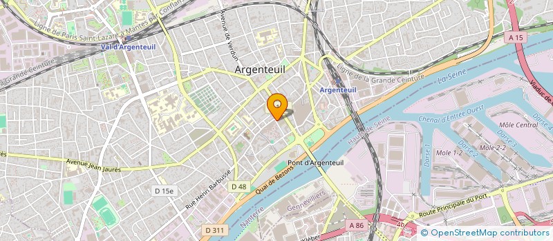 localisation de l'entreprise MONSIEUR PAUL KOSKAS à ARGENTEUIL