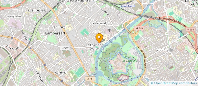 localisation de l'entreprise MONSIEUR PAUL KRULIC  LAMBERSART