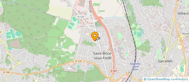 localisation de l'entreprise MONSIEUR PAUL KULAUZOV à SAINT-BRICE-SOUS-FORET