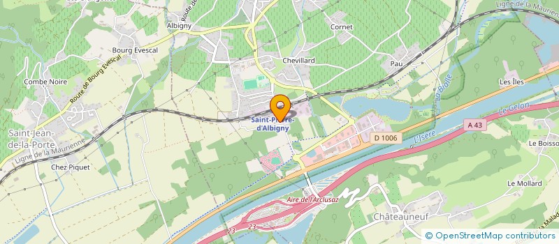 localisation de l'entreprise MONSIEUR PAUL L'HOSTE  SAINT-PIERRE-D'ALBIGNY