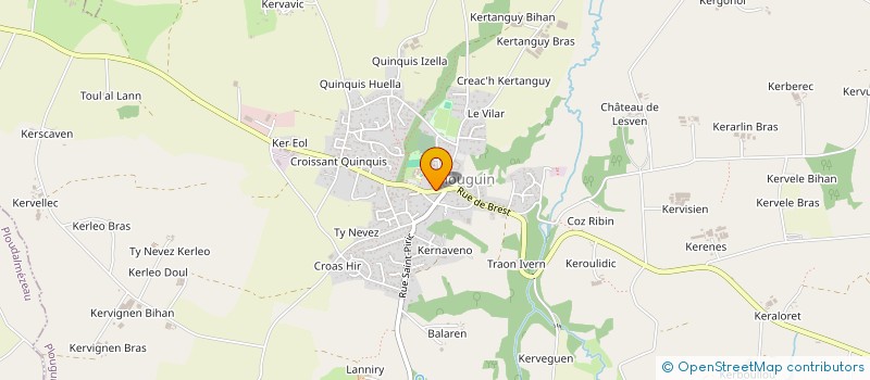 localisation de l'entreprise MONSIEUR PAUL L'HOSTIS  PLOUGUIN