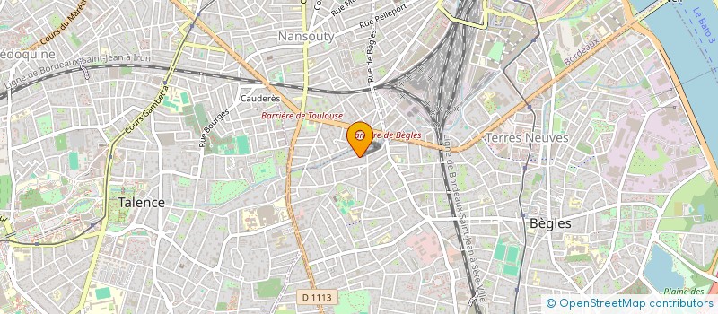 localisation de l'entreprise MONSIEUR PAUL LABAT  BEGLES