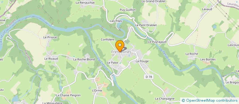 localisation de l'entreprise MONSIEUR PAUL LABRUNE à FRESSELINES