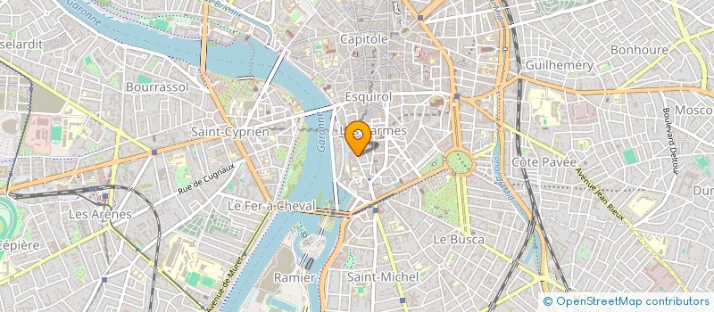 localisation de l'entreprise MONSIEUR PAUL LABURRE  TOULOUSE