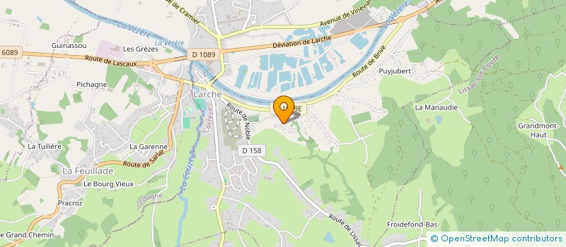 localisation de l'entreprise MONSIEUR PAUL LACHAUD  PARIS