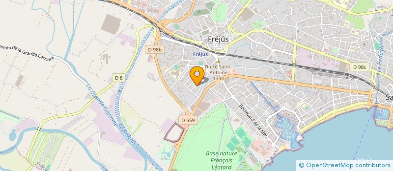 localisation de l'entreprise MONSIEUR PAUL LACQUEMENT  FREJUS