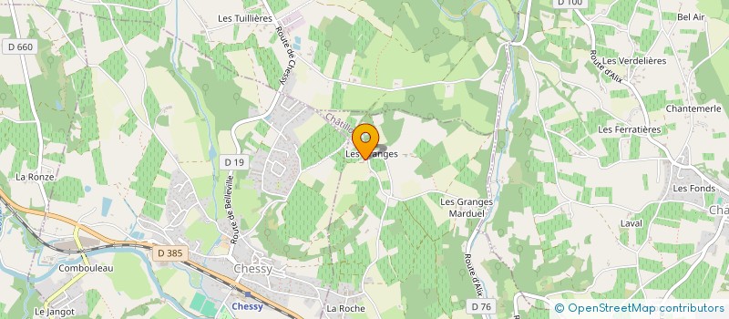 localisation de l'entreprise MONSIEUR PAUL LACROIX  BELMONT D'AZERGUES