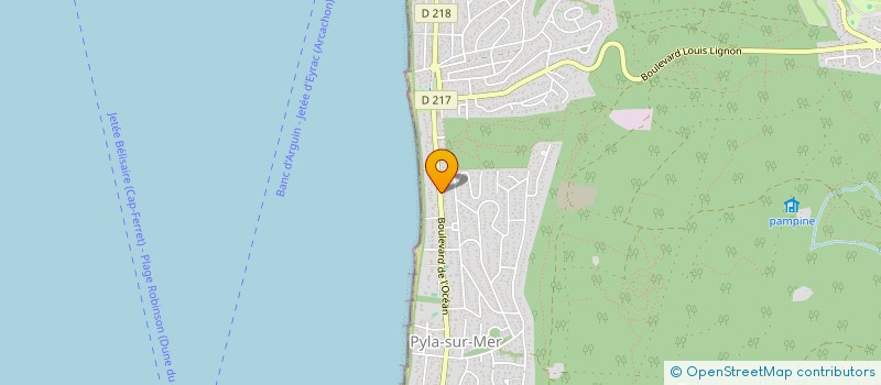 localisation de l'entreprise MONSIEUR PAUL LAFFONT  LA TESTE-DE-BUCH