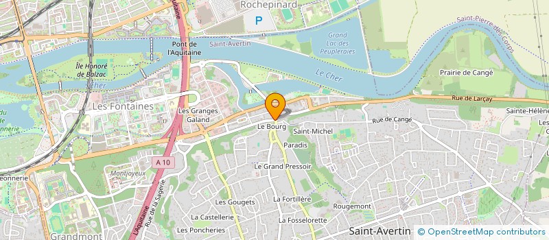 localisation de l'entreprise MONSIEUR PAUL LAFON  SAINT-AVERTIN