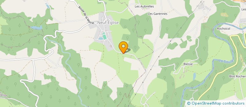 localisation de l'entreprise MONSIEUR PAUL LAFORET  NEUF-EGLISE