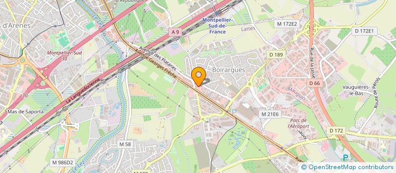 localisation de l'entreprise MONSIEUR PAUL LAFOSSE à LATTES