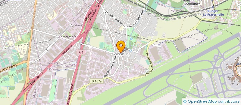 localisation de l'entreprise MONSIEUR PAUL LAGRENE  WISSOUS