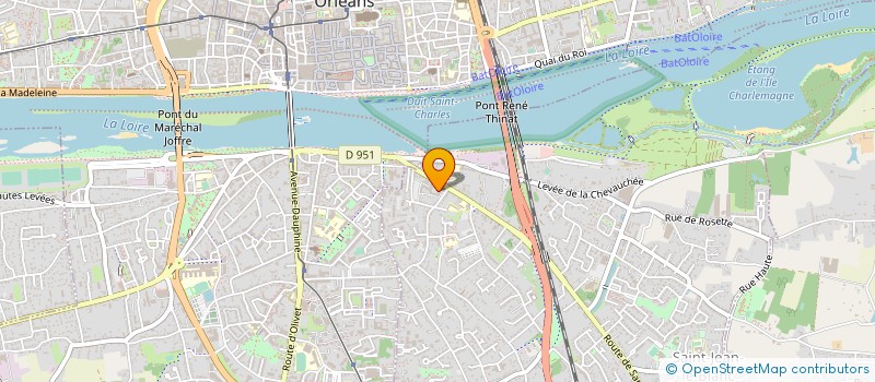 localisation de l'entreprise MONSIEUR PAUL LAGRENEE  ORLEANS