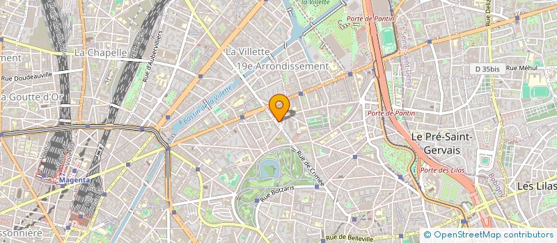 localisation de l'entreprise MONSIEUR PAUL LAHANA  PARIS