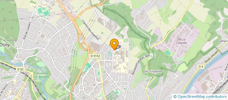 localisation de l'entreprise MONSIEUR PAUL LAINE-COIFFIN  PONTOISE