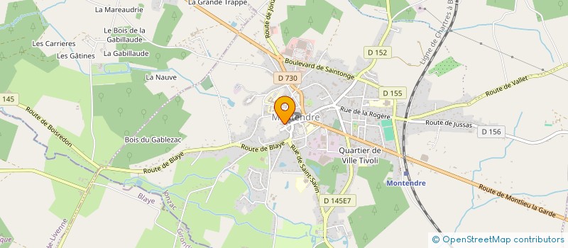 localisation de l'entreprise MONSIEUR PAUL LALANDE à MONTENDRE