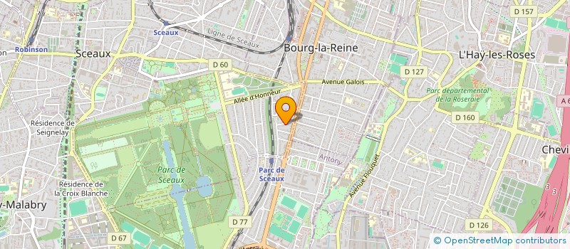 localisation de l'entreprise MONSIEUR PAUL LAM à SCEAUX