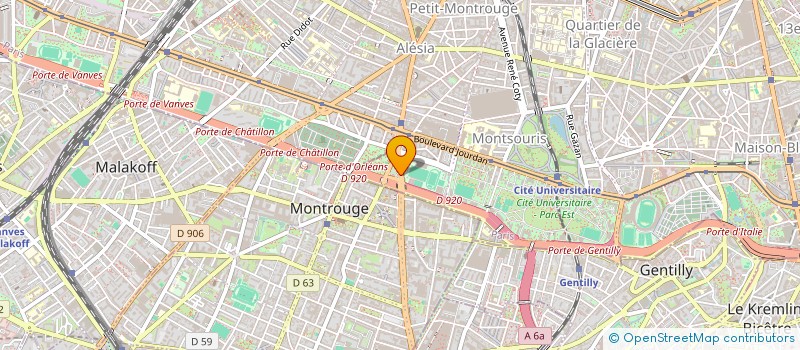 localisation de l'entreprise MONSIEUR PAUL LAM  PARIS 14