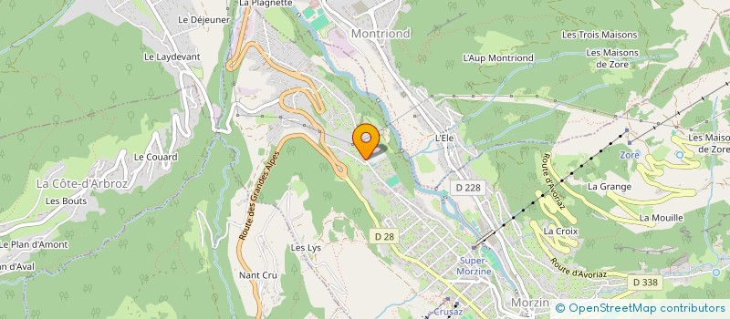 localisation de l'entreprise MONSIEUR PAUL LAMBERTH à MORZINE