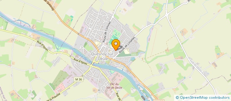 localisation de l'entreprise MONSIEUR PAUL LAMBIN à QUESNOY SUR DEULE