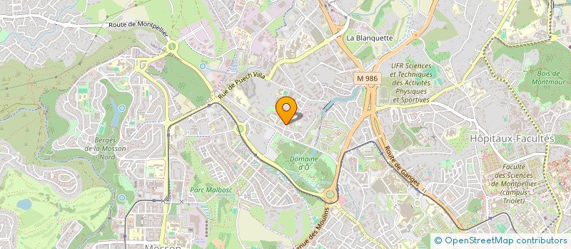 localisation de l'entreprise MONSIEUR PAUL LAMOTHE à MONTPELLIER