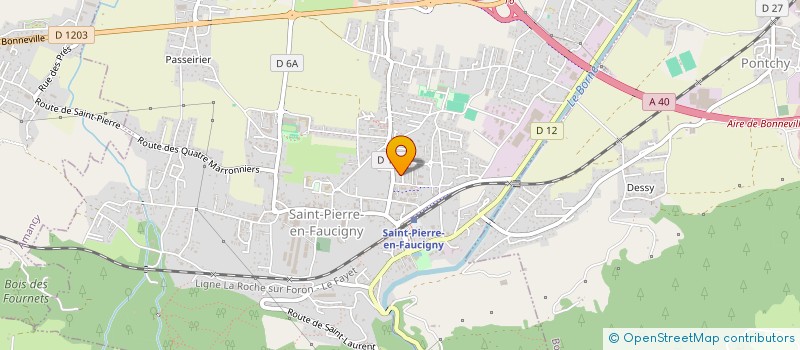 localisation de l'entreprise MONSIEUR PAUL LANCE  SAINT-PIERRE-EN-FAUCIGNY