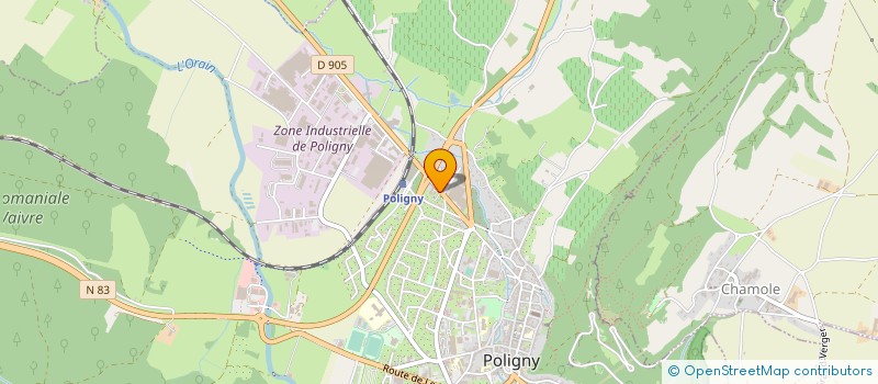 localisation de l'entreprise MONSIEUR PAUL LANCON à POLIGNY