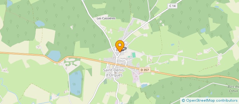 localisation de l'entreprise MONSIEUR PAUL LANDAIS  SAINT-DENIS-D'ORQUES