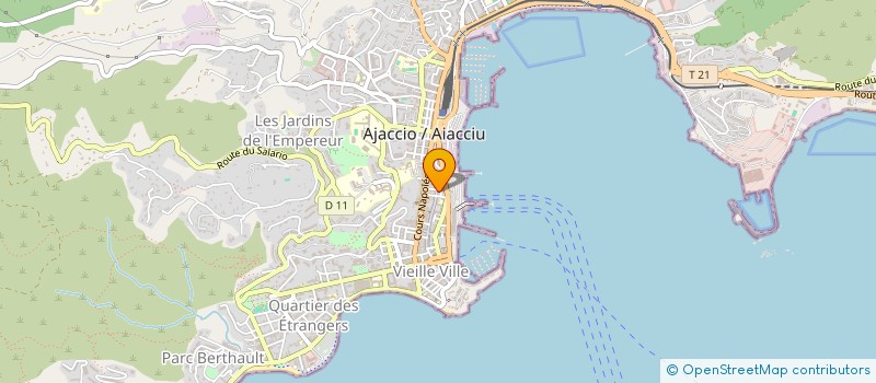 localisation de l'entreprise MONSIEUR PAUL LANDUCCI à AJACCIO