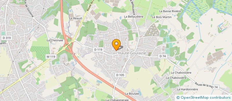 localisation de l'entreprise MONSIEUR PAUL LANDURE  HAUTE-GOULAINE