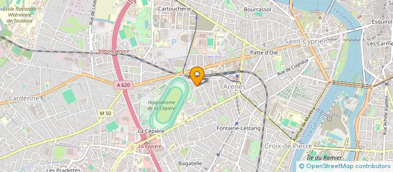 localisation de l'entreprise MONSIEUR PAUL LANNES à TOULOUSE
