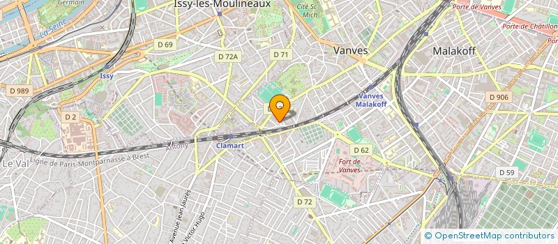 localisation de l'entreprise MONSIEUR PAUL LAPRUN  VANVES