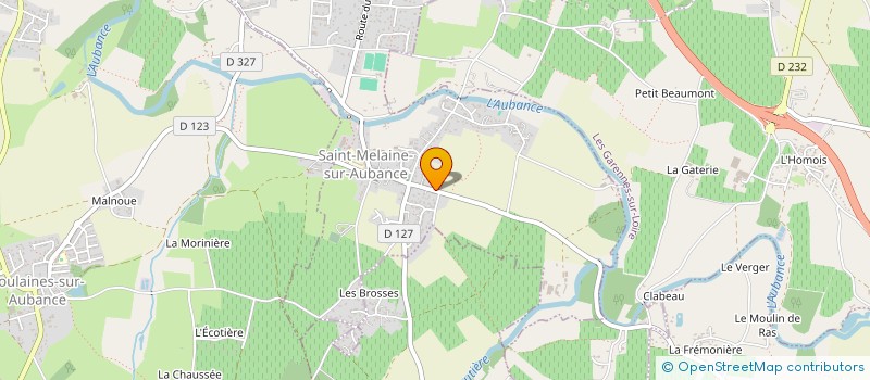 localisation de l'entreprise MONSIEUR PAUL LAROCHE à SAINT-MELAINE-SUR-AUBANCE