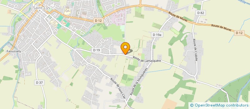 localisation de l'entreprise MONSIEUR PAUL LARREGLE  SAINT-LYS